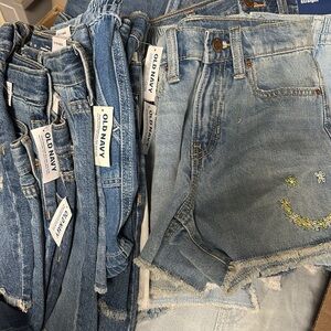 Old Navy Kids Denim Shorts - 10 pair of Jean shorts - Case packs